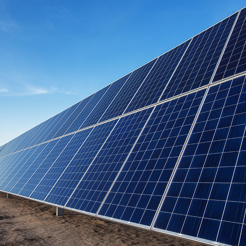 Solar panels from Rubi Solar Power Plant