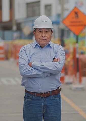 José Quiñones inspector de obras de Enel Perú