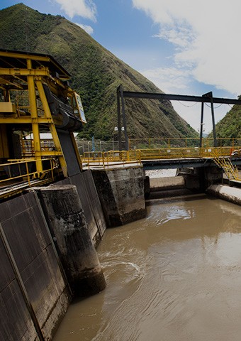 Central de energía hidroeléctrica Chimay de Enel Perú
